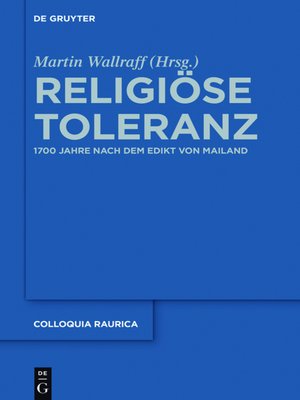 cover image of Religiöse Toleranz